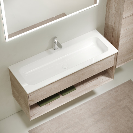 Тумба под раковину Sancos Marmi 1.0 MR1.0120EG 120х40 подвесная цвет коричневый